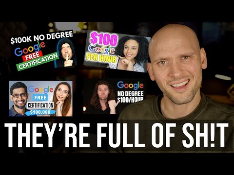 mAkE $100k+ WiTh fReE gOoGLe cErTiFicAtiOnS 🤦♂️
