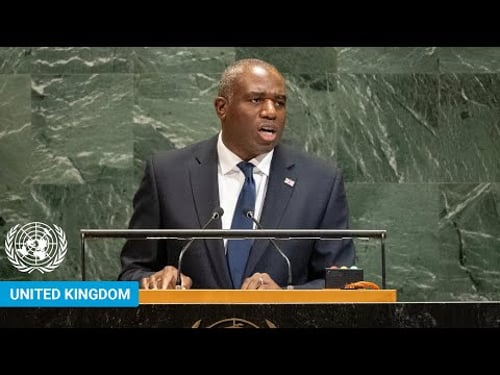 🇬🇧 United Kingdom - Deputy Prime Minister Addresses United Nations General Debate, 80th Session