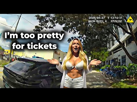 Pretty Woman Refuses To Pay Parking Ticket