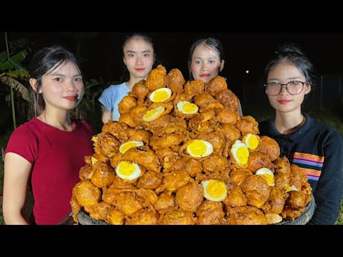 How to cook egg crispy with chili in my village recipe