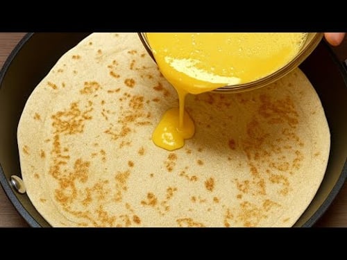 Das Rezept meiner deutschen Oma! Eiertortillas sind leckerer und schneller zubereitet als Pizza!