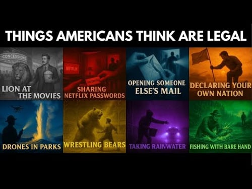33 Things Americans Think Are Legal But Can Actually Get You Arrested