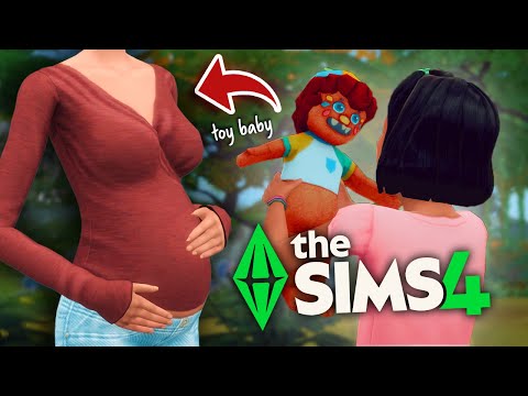 my sim got pregnant by her IMAGINARY FRIEND!?!🍼 | Sims 4 Adventure Awaits