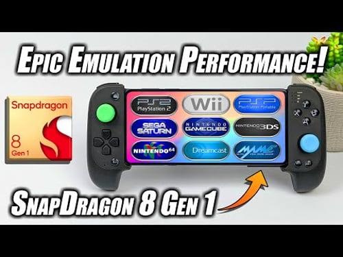 The New Snapdragon 8 Gen 1 Can Run All The Emulators🔥 Hands-On EMU Testing