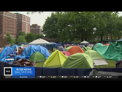 Johns Hopkins encampment remains as students handed ultimatum