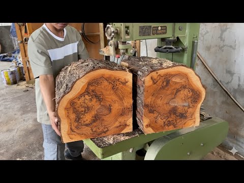 Young Carpenter's Extraordinary Masterpiece - The Work Is Created From Beautiful Solid Wood