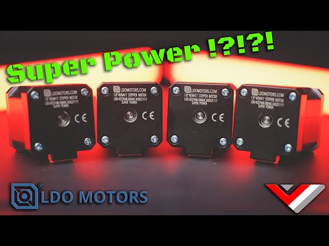 LDO Super Power Stepper Motors - First impression