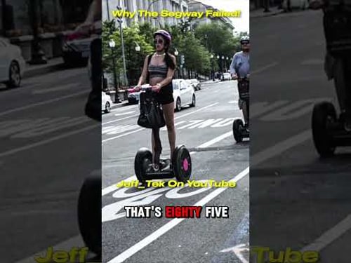 Overhyped & Overpriced: Why the Segway Actually Died #techfails #tech #techhistory #technews #fail