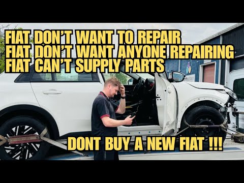 TRYING TO REPAIR A DAMAGED FAKE FIAT ELECTRIC SCAM