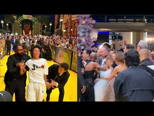 Ariana Grande gets ATTACKED by weird fan during Wicked Singapore Premiere