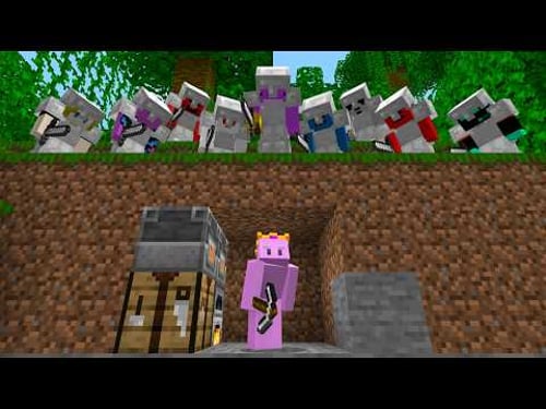 Minecraft Speedrunner VS 9 Hunters FINALE