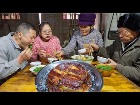 Ancient Pork Fat Recipe in China | Most Satisfying Chinese Cooking