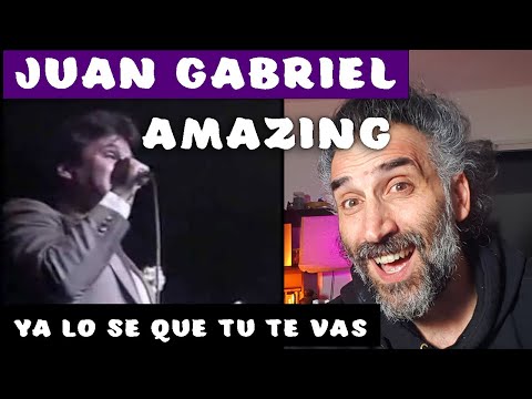 First time listening -Juan Gabriel - Ya Lo Se Que Tu Te Vas - singer react to Mexican legends