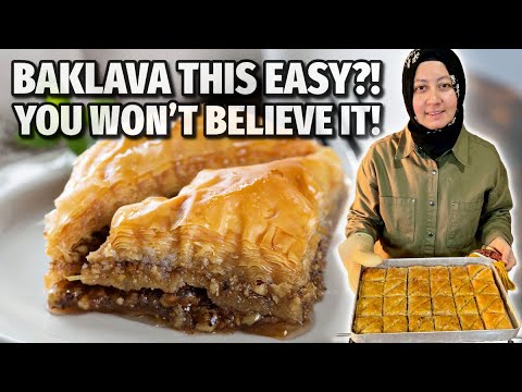 Homemade Baklava from Scratch – Easiest Phyllo Dough Method!