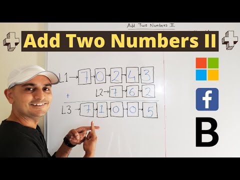 Add Two numbers II | LeetCode 445 | Medium