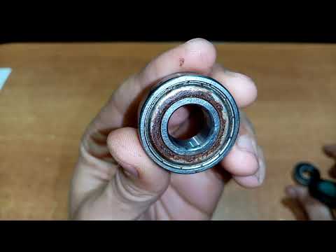 Как промыть закрытый подшипник👍👍👍