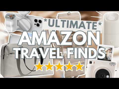 30+ *ULTIMATE* AMAZON TRAVEL FINDS: packing organization + amazon travel must haves + pack with me