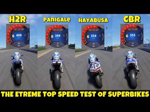 MOST EXTREME SUPER TUNED SUPERBIKES TOP SPEED BATTLE! 🔥 Max Upgraded H2R vs V4R vs M1000RR 400+ KM/H