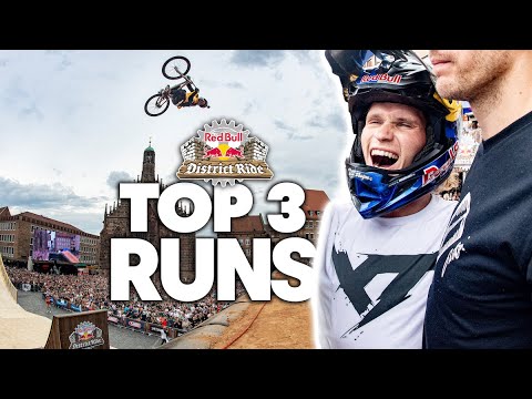 Urban Slopestyle Madness! 💥 TOP 3 Runs from Red Bull District Ride 2022!