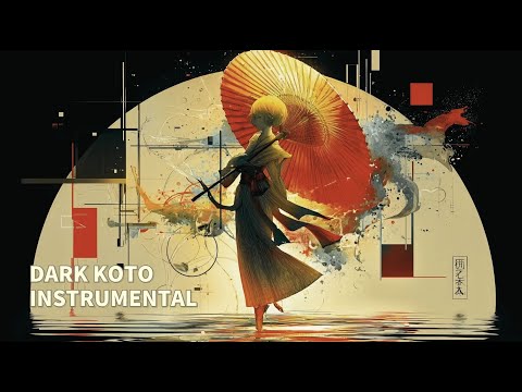 Dark Japanese Ambient — Hypnotic Koto & Shakuhachi for Study |水面を往く紅傘の影