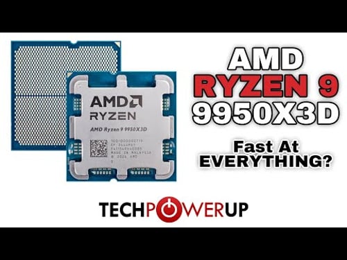 AMD Ryzen 9 9950X3D Review - Great for Gaming, Better for Applications