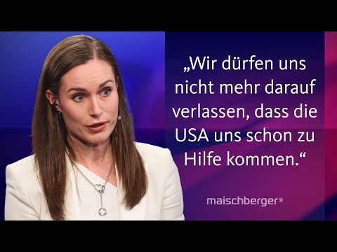 „Die Bedrohung betrifft ganz Europa“ – Sanna Marin im Gespräch | maischberger