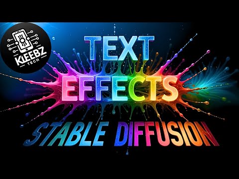 Create Amazing Text Effects in Stable Diffusion