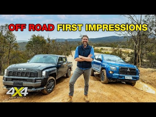 Kia Tasman & Mitsubishi Triton - First Drive Off-Road