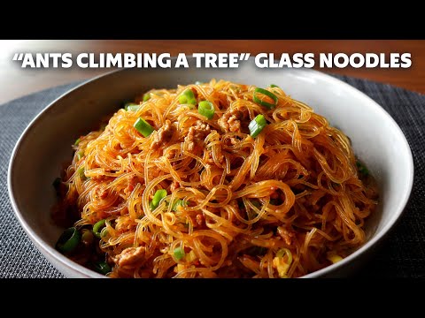 "Ants Climbing a Tree" Glass Noodles | Spicy Glass Noodles | Food Wishes