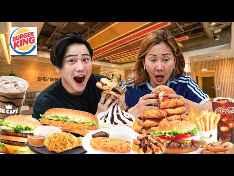 BUYING EVERYTHING IN THE MENU (Burger King edition)
