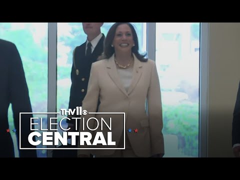 Kamala Harris talks to unions while on campaign trail