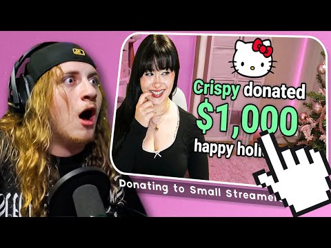 Small Streamers React to "Donating To Small Streamers"