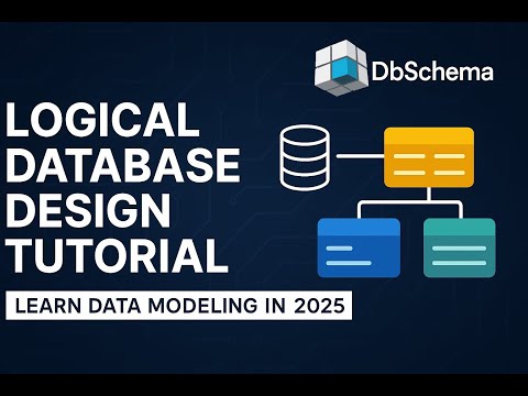 Learn Logical Data Modeling Fast | Visual ER Diagrams with DbSchema