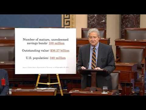 Kennedy on U.S. Senate Floor: Louisianians can collect missing money through unclaimed savings bonds