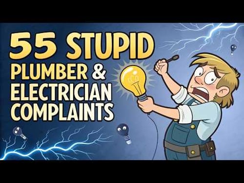55 Ridiculous Plumber & Electrician Complaints