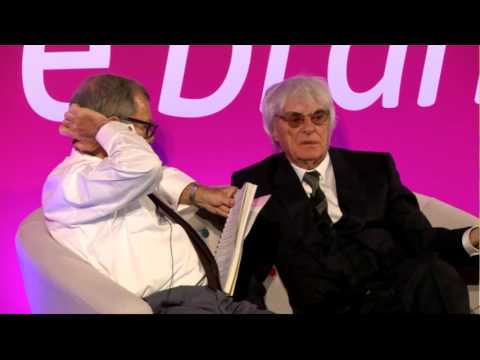 Sir Martin Sorrell and Bernie Ecclestone