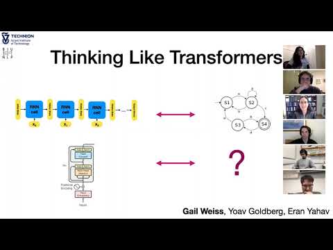 Gail Weiss: Thinking Like Transformers