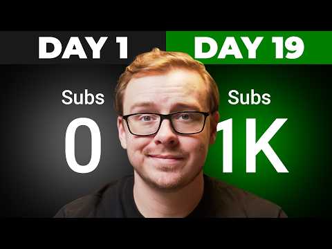 5 YouTube Tips I Used To Go From ZERO To 1,000 Subscribers In 19 Days