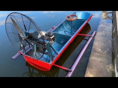 🚤 “Building A wind Turbine Boat From A–Z – From Scrap Metal To A unique Boat!”