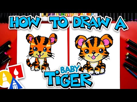 How To Draw A Baby Tiger