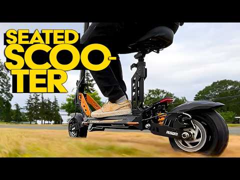 This $699 Electric Scooter has a SEAT! Ausom Leopard REVIEW