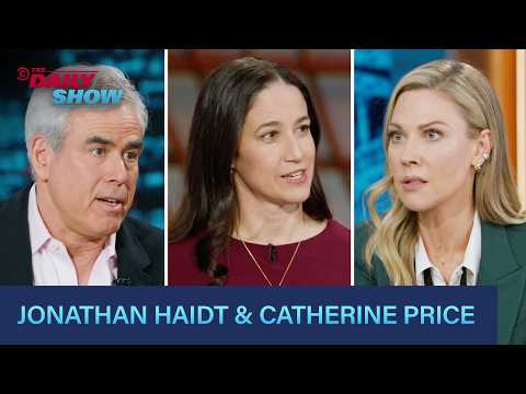 Jonathan Haidt & Catherine Price - Helping Gen Alpha Rebel Against Big Tech | The Daily Show