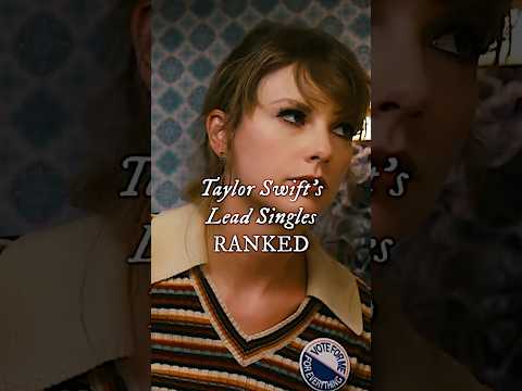 Ranking Taylor Swift's lead singles...my opinion!! #taylorswift #shorts