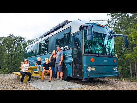 They Built a High-Tech Tiny Home in a School Bus