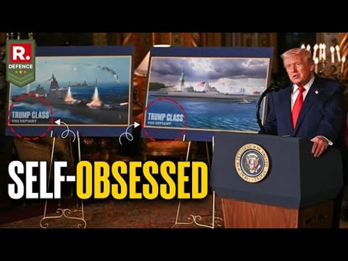 Trump Announces “Golden Fleet” US Battleships Named After Himself | Trump-Class