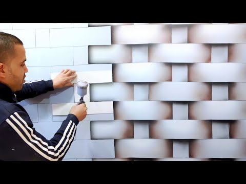 A very cool idea for how to make wall decor with ease