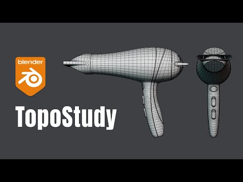 Blender TopoStudy 01: Edge Flow, Booleans & Junction Cleanup
