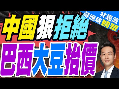 巴西伺機向中抬價 200萬噸大豆爛港|中國狠拒絕 巴西大豆抬價|蔡正元.介文汲.栗正傑深度剖析?【林嘉源辣晚報】精華版 @中天新聞CtiNews