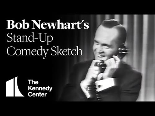Bob Newhart's Stand-Up Comedy Sketch (1962) | The Kennedy Center