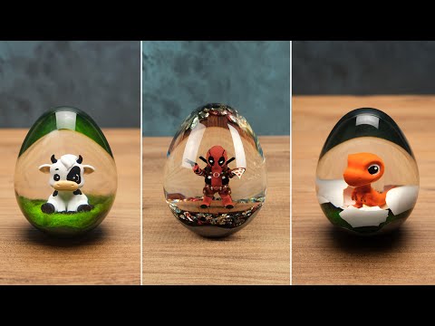 3 Great Epoxy Resin Egg Ideas | Resin Art Tutorial